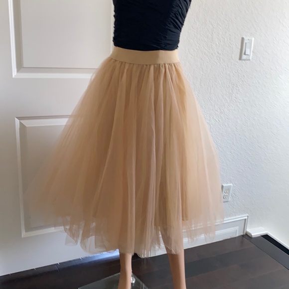 Last one available!Beige puffy tulle skirt- limited edition- Princess style - Picture 7 of 12